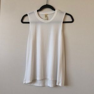 White Workout Tank by PRISM